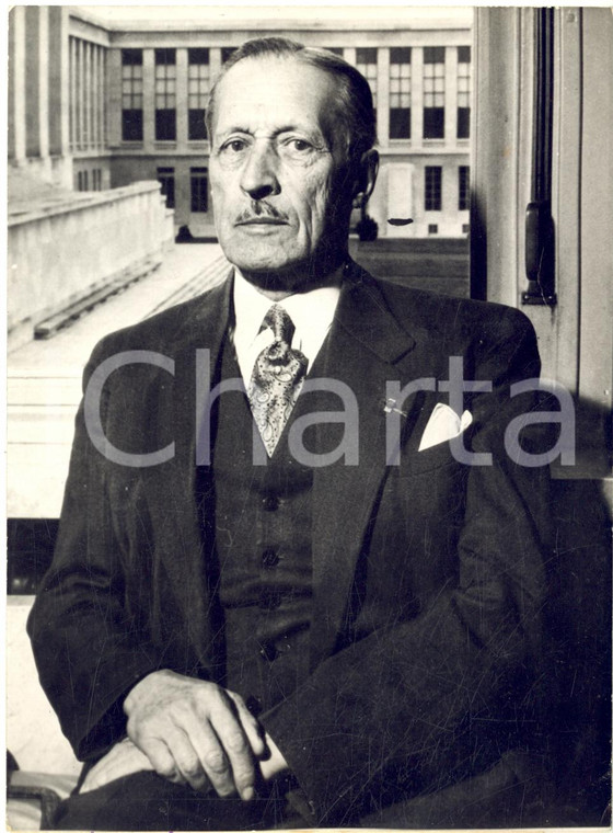1955 PARIS Prof. Jacques PARISOT président congrès sur maladies et décès *Photo