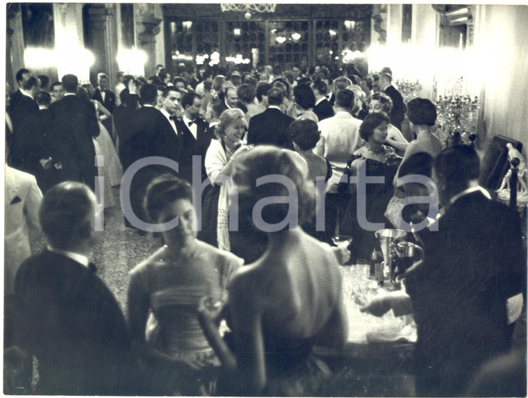 1955 ca VENEZIA Mostra del Cinema - Ricevimento in casa VOLPI - Foto 24x18