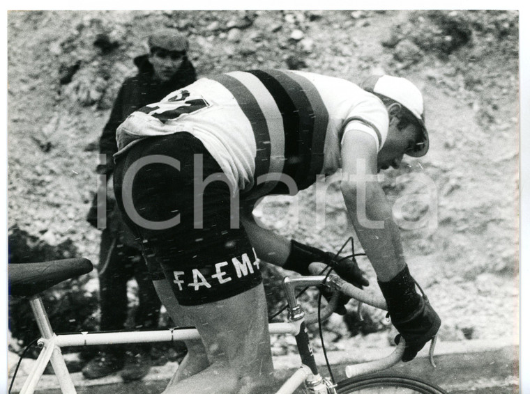 1968 CICLISMO GIRO D'ITALIA Tre cime di Lavaredo - Eddy MERCKX squadra FAEMA