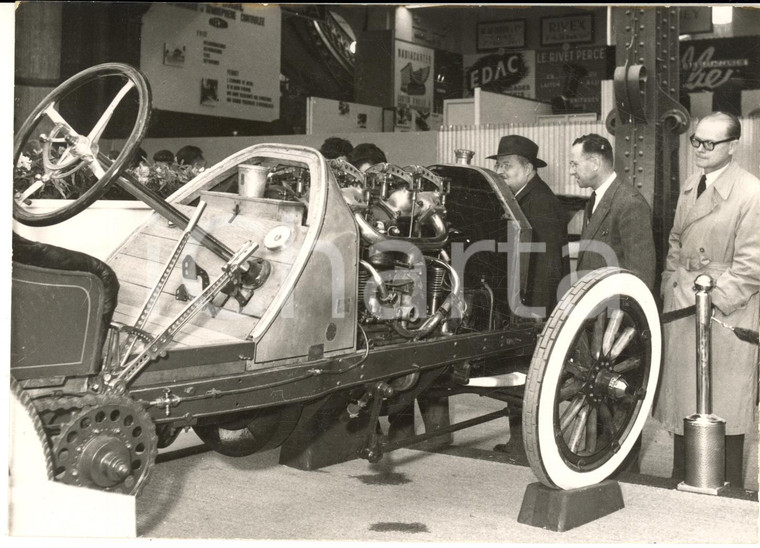 1954 PARIS Salon Automobile - FIAT del 1906 in esposizione *Foto 18x13 cm