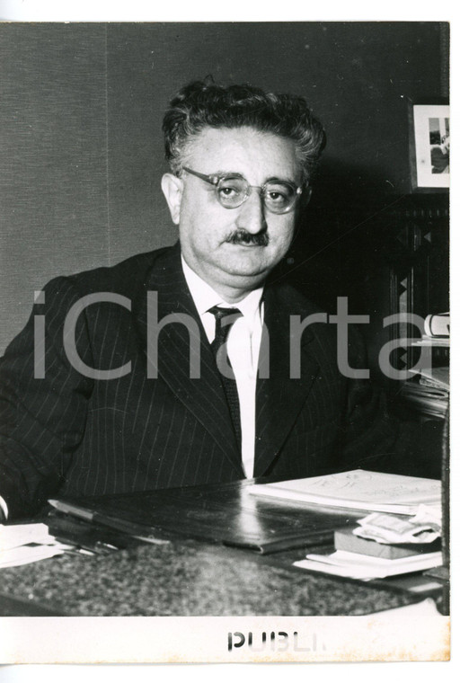 1955 ROMA Giovanni LEONE candidato alla presidenza della Camera *Foto 13x18 cm