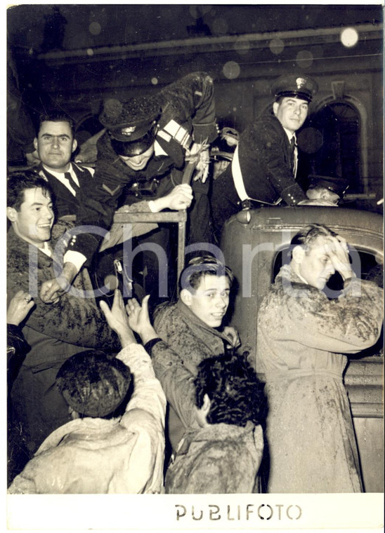 1954 TRIESTE Festa in città per l'ingresso delle truppe italiane *Foto 13x18