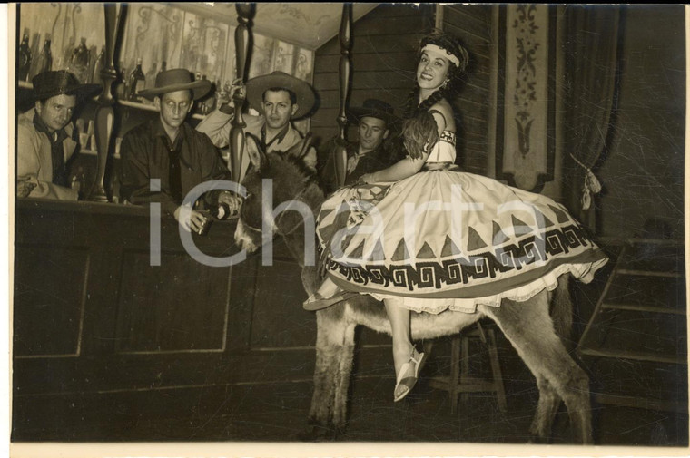 1956 PARIS Gaîté Lyrique - Nouvelle opérette "Minnie Moustache" *Photo 18x13 cm