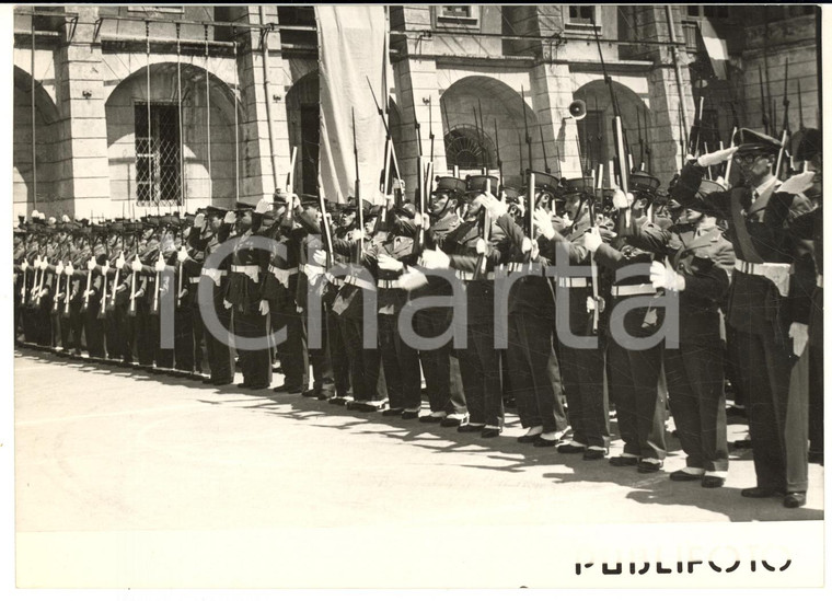 1955 ca NAPOLI Scuola Militare NUNZIATELLA - Giuramento degli allievi *Foto