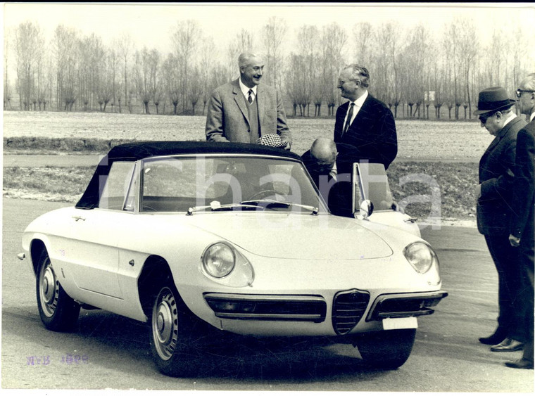 1966 BALOCCO Visita ALFA ROMEO - Giuseppe LURAGHI Louis CHIRON Bertil di Svezia