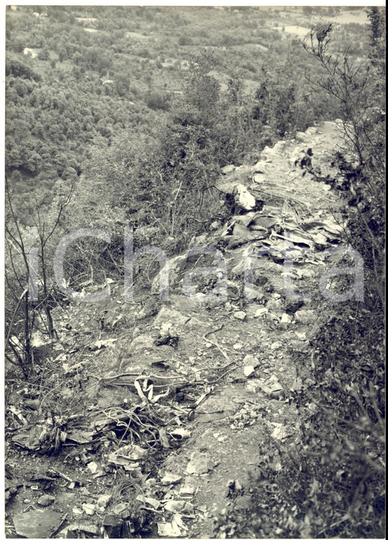 1959 MOROLO (FR) Rottami di un caccia dell'Aviazione Italiana precipitato - Foto