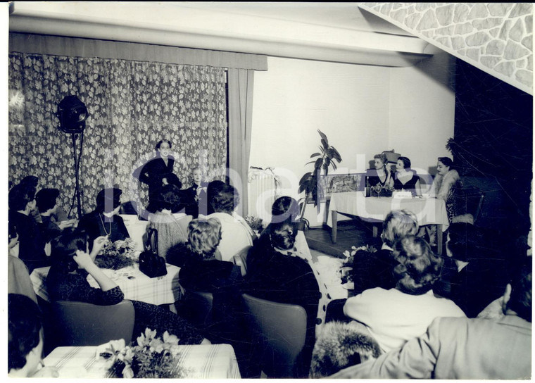 1953 VALDAGNO 1° Congresso Internazionale Indossatrici - Discorso Dede McDONALD