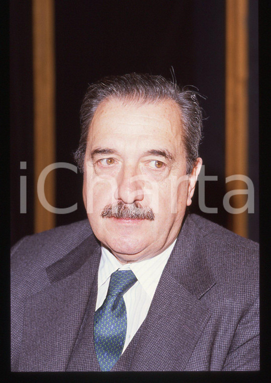  35mm vintage slide* 1988 ITALIA Raul Ricardo ALFONSÍN Presidente argentino (46)