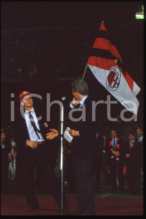 35mm vintage slide* 1988 MILANO Daniele MASSARO A.C. MILAN e Cesare CADEO (2)