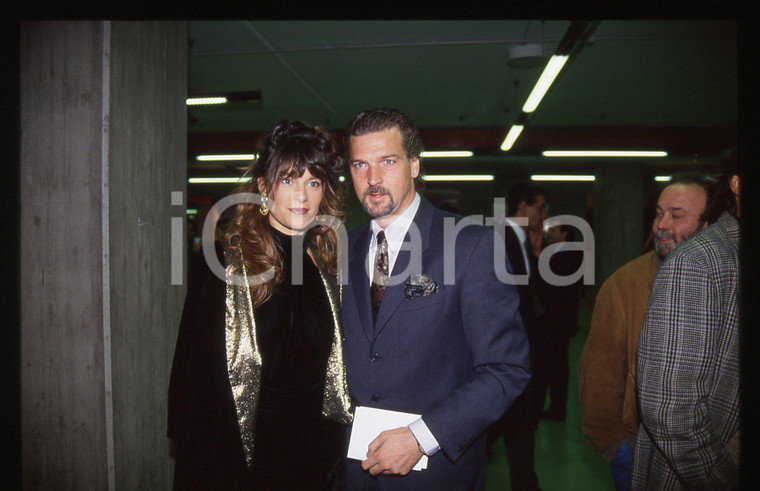 35mm vintage slide* 1993 SANREMO Gala UNICEF Stefano TACCONI e Laura SPERANZA 5