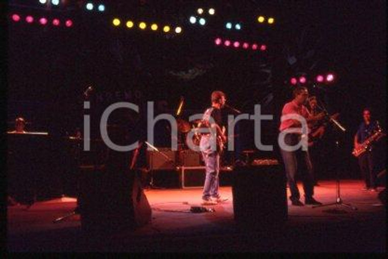 Zip FASTENER - ITALY Blues Band on the stage 1991 ca * 35 mm vintage slide 1