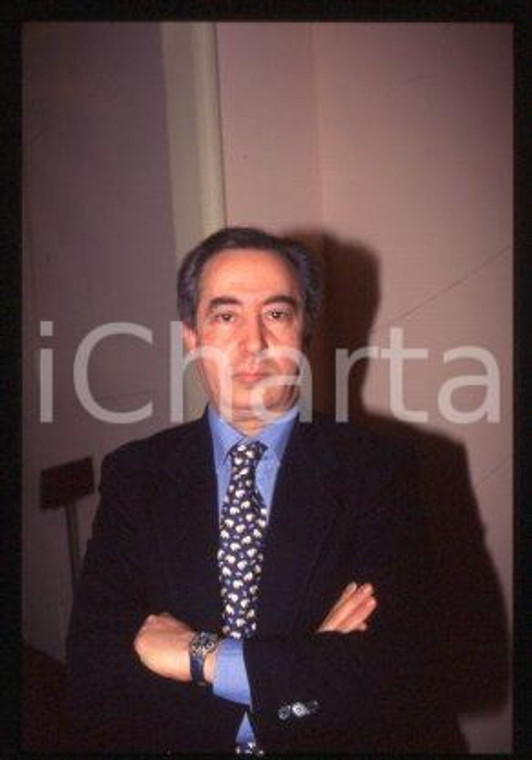 Mario PETRINA - ITALY Portrait of a journalist 1995 ca * 35 mm vintage slide 10