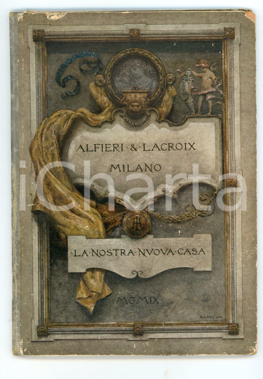 1911 MILANO Alfieri e Lacroix - La nostra nuova casa - Pubblicazione illustrata Pubblicazione d'epoca illustrata.PAGINE: 32 VERY POOR/gravemente danneggiato Abrasioni e mancanze in copertina, pagine parzialmente distaccate dalla legatura, legatura lenta Formato: 17x24 cm originale e autentica 1