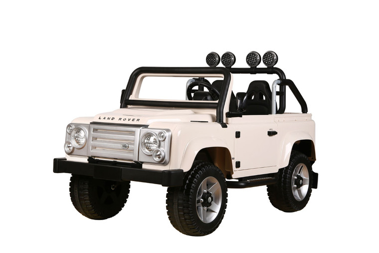Land Rover Defender Kids Children's Electric Ride On Car SUV Remote Control Car Two Seater Seats