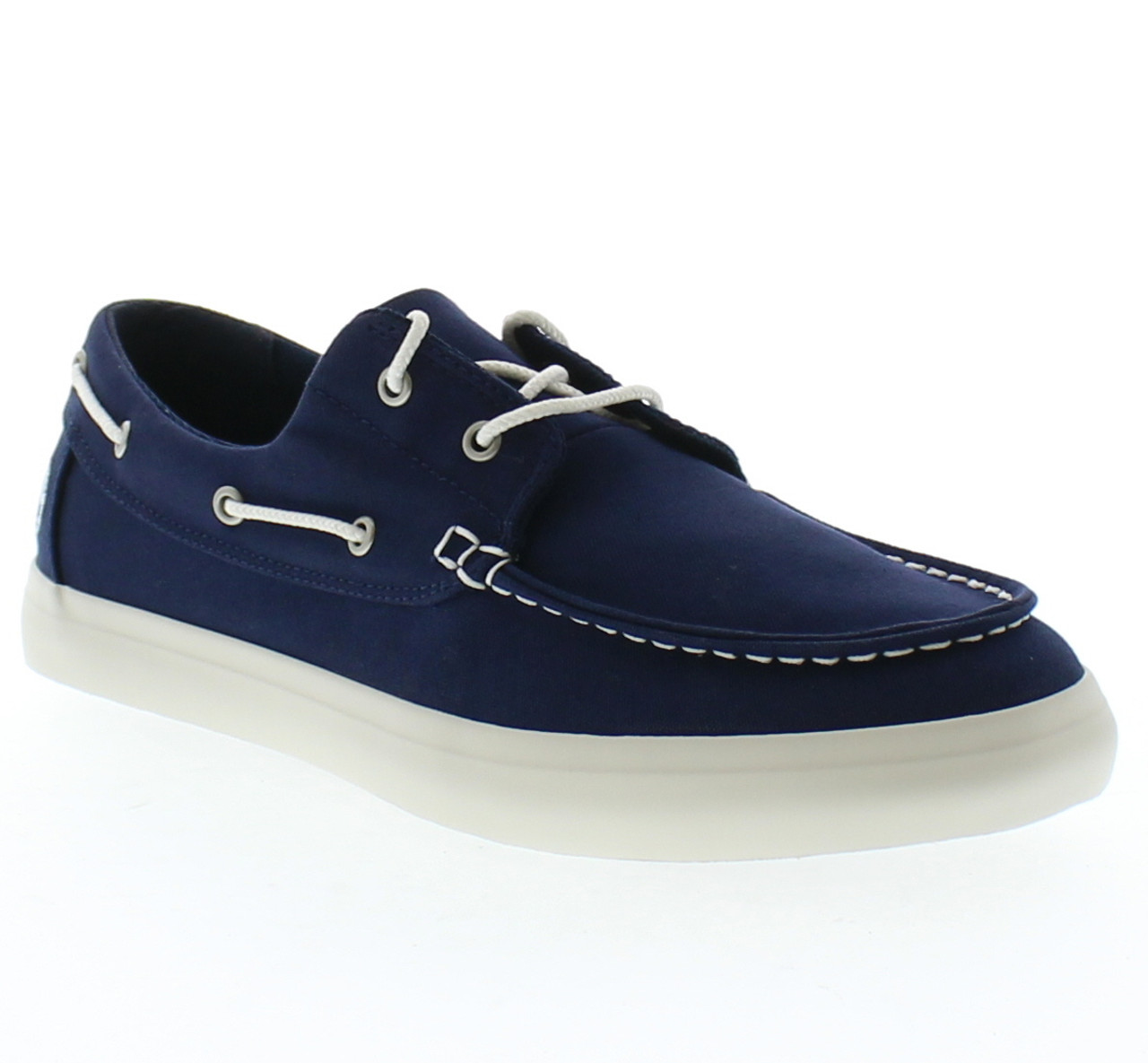 Navy and white boat on sale shoes