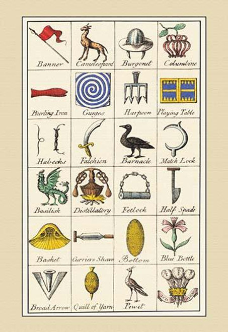 Heraldic Symbols - Banner, Cameleopard et al.