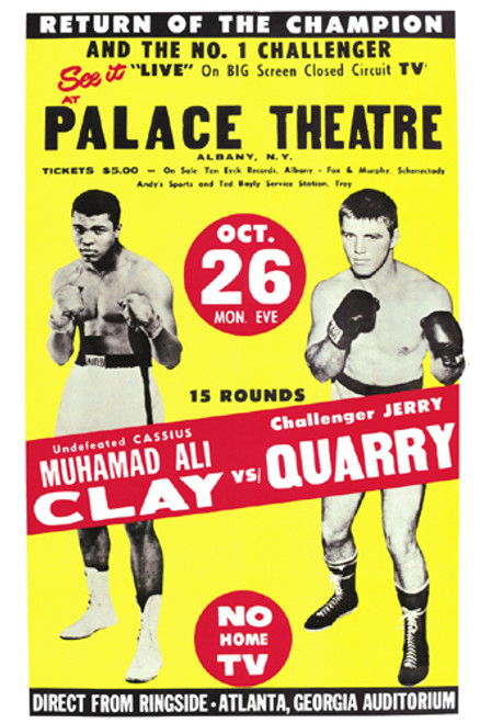 Muhammad Ali vs. Jerry Quarry, 1970 Poster