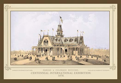 Centennial International Exhibition, 1876 - Kansas and Colorado Building