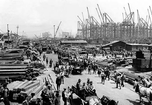 Hog Island - Shipbuilding Yards, Philadelphia, PA