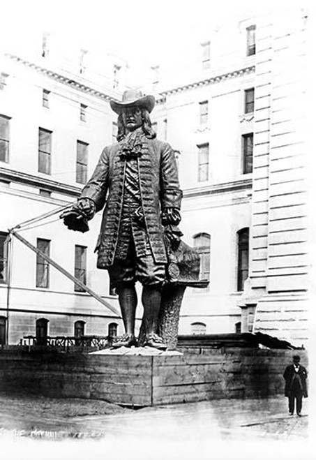 Statue of William Penn in Courtyard of City Hall, Philadelphia, PA