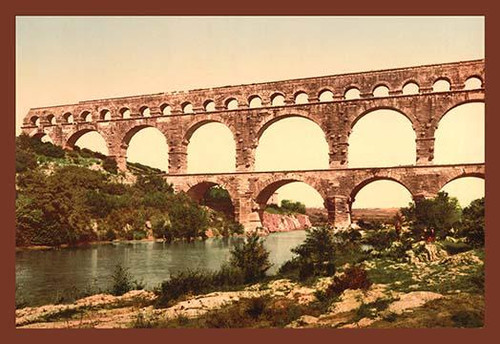 Roman Bridge over Gard, France