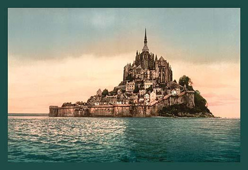 Mont St. Michel at high tide