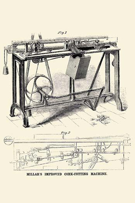 Millar's Improved Cork Cutting Machine