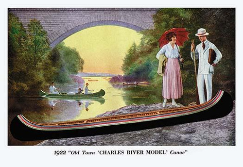 Charles River Model' Canoe