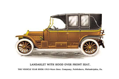 Landaulet w/ Hood Over Front Seat