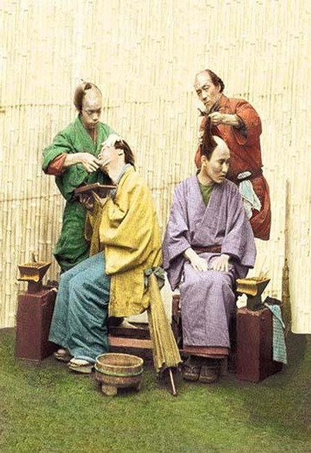 A Shave and a Topknot Prepared