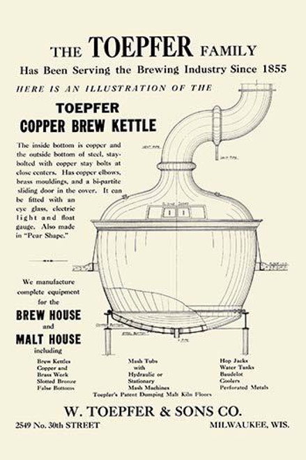 Toepfer Copper Brew Kettle