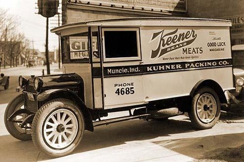 Keener Brand Meets, Kuhner Packing Co. Delivery Truck