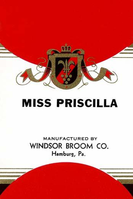 Miss Priscilla Broom Label