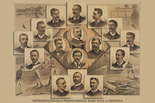 Representatives of professional baseball in America