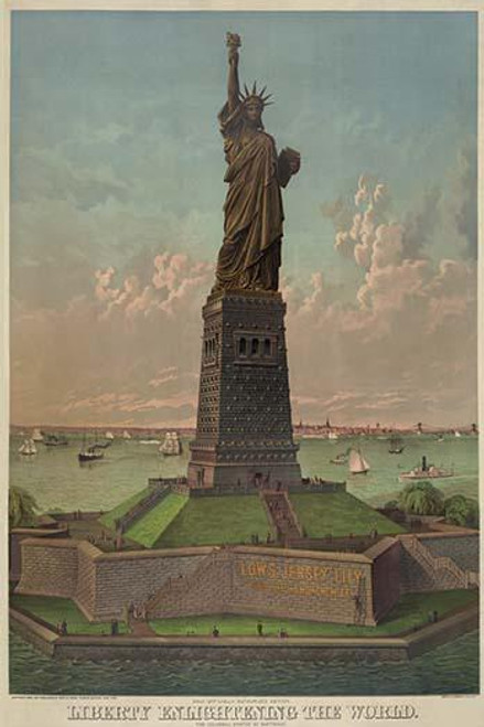 Liberty enlightening the world