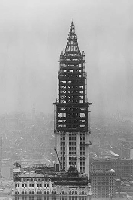 The Woolworth Building Under Construction
