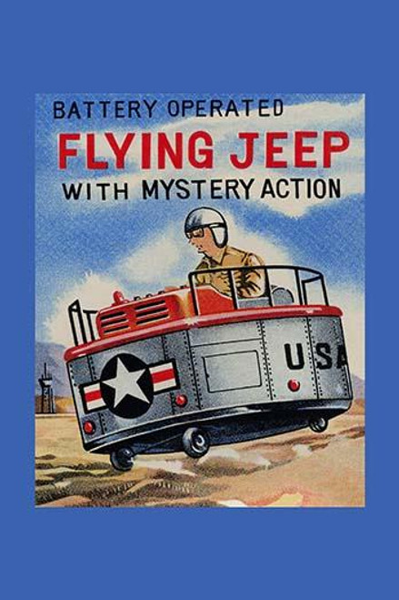 Battery Operated Flying Jeep with Mystery Action
