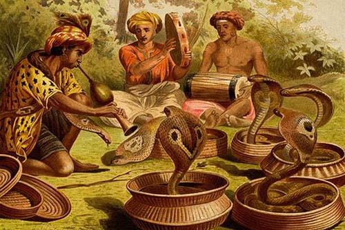 Indian Fakirs with King Cobras