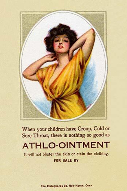 Athlo - Ointment for Croup, Cold or Sore Throat