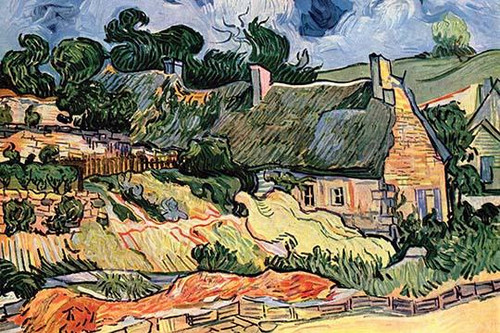 Shelters in Cordeville by Van Gogh