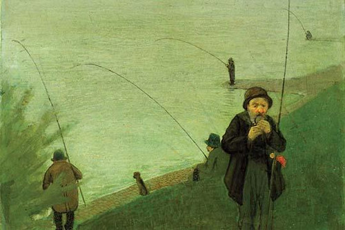 Anglers on the Rhine