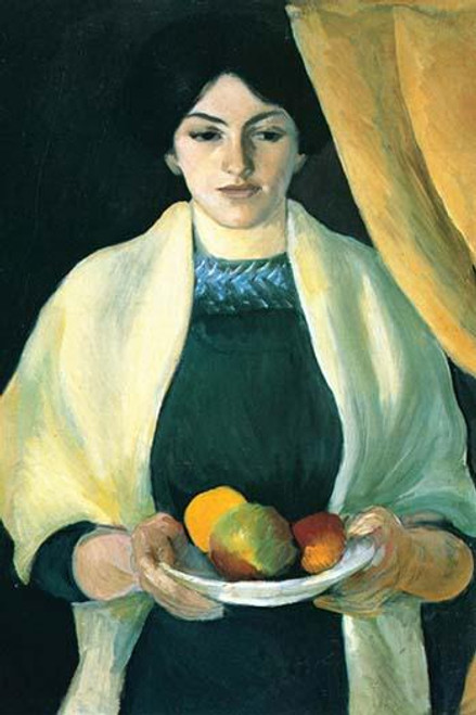 Portrait with apples (portrait of the wife of the artist)