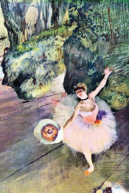 Dancer with a bouquet of flowers (The Star of the ballet)