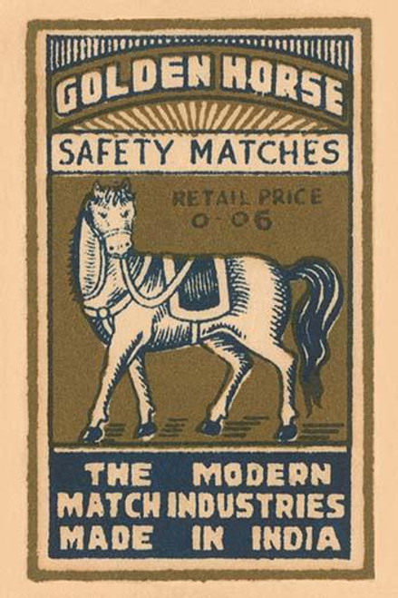 Golden Horse Safety Matches