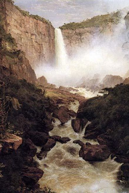 Tequendama falls, near Bogota, New Granada