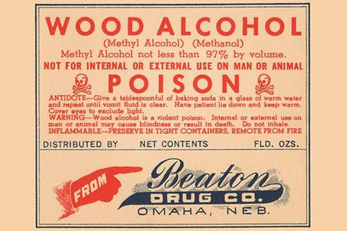 Wood Alcohol - Poison