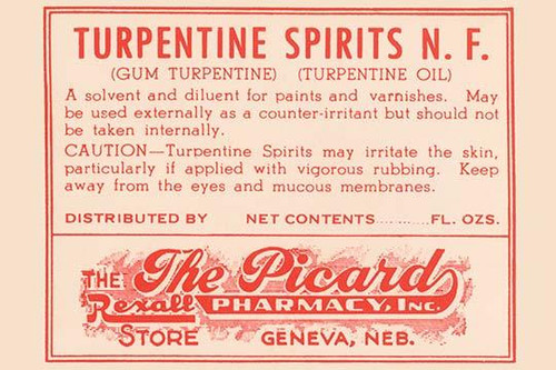 Turpentine Spirits N.F.