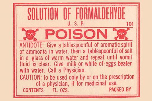 Solution of Formaldehyde