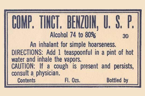 Comp. Tincture of Benzoin