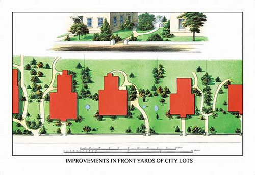 Improvements in Front Yards of City Lots